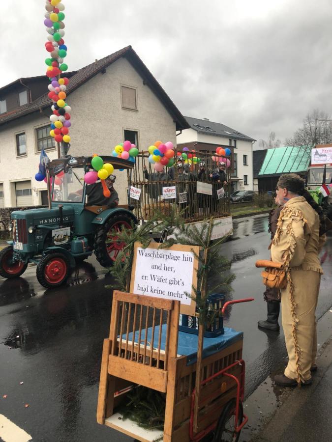 Pension Restaurant Ewald Bischofsheim an der Rhön Esterno foto